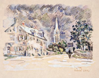 Vierville (Calvados) 1913 door Paul Signac
